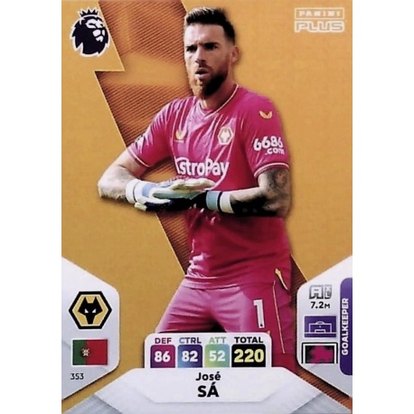 José Sá Wolverhampton Wanderers 353