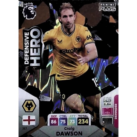 Craig Dawson Defensive Hero Wolverhampton Wanderers 357