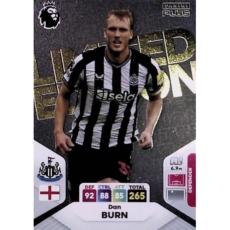 Dan Burn Limited Edition Newcastle United