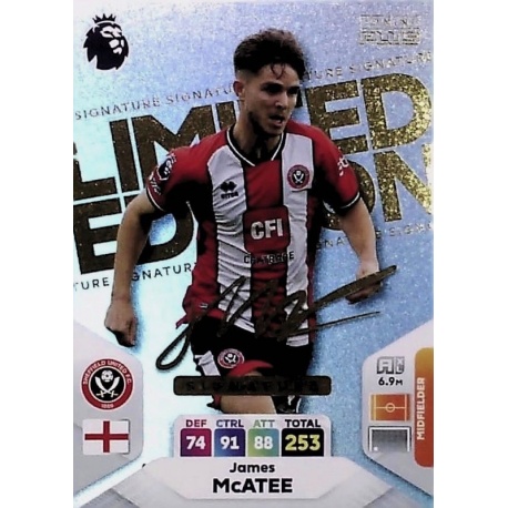 James McAtee Limited Edition Printed Signature Sheffield United