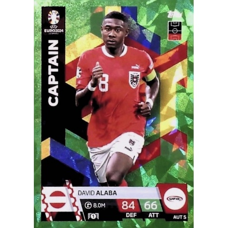 David Alaba Captain Green Emerald Austria AUS 5