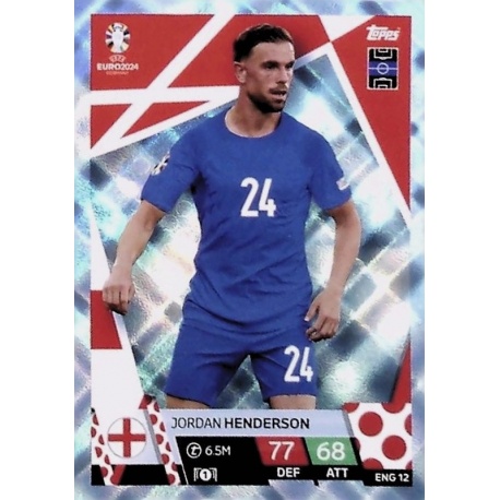 Jordan Henderson Blue Crystal England ENG 12