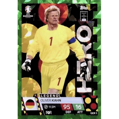 Oliver Kahn Hero Green Emerald Germany GER 1