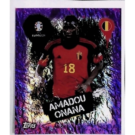 Amadou Onana Artist Belgium Purple Rare BEL 3