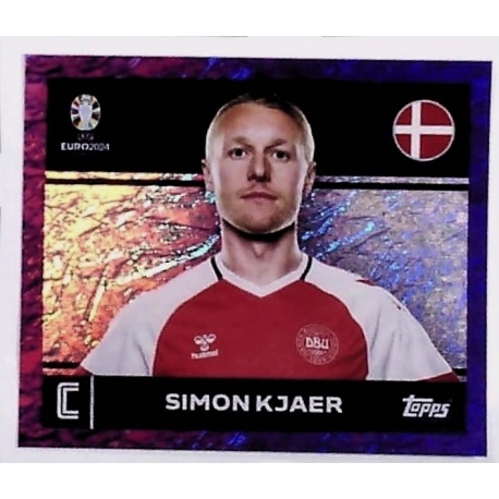 Simon Kjaer Captain Denmark Purple Rare DEN 2