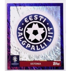 Emblem Estonia Purple Rare EST 1