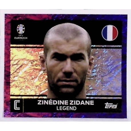 Zinédine Zidane Captain-Legend France Purple Rare FRA 2