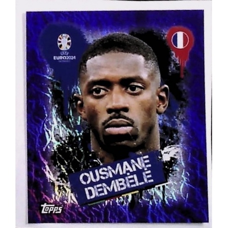 Ousmane Dembéle Artist Francia Purple Rare FRA 3