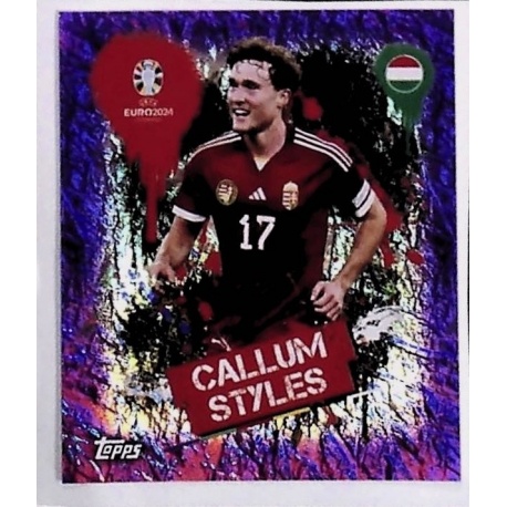 Callum Styles Artist Hungary Purple Rare HUN 3