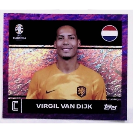 Virgil van Dijk Captain Paises Bajos Purple Rare NED 2