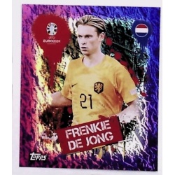 Frenkie de Jong Artist Paises Bajos Purple Rare NED 3