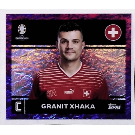 Granit Xhaka Captain Suiza Purple Rare SUI 2