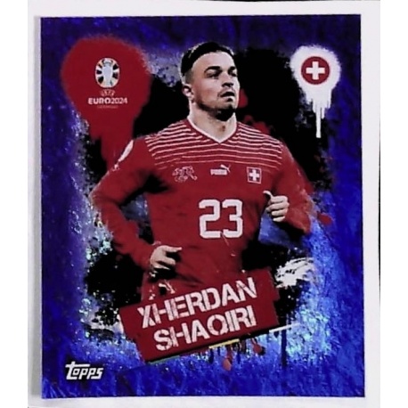 Xherdan Shaqiri Artist Suiza Purple Rare SUI 3