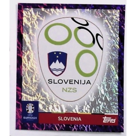 Emblem Slovenia Purple Rare SVN 1