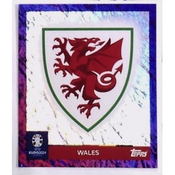 Emblem Welsh Purple Rare WAL 1