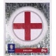 Escudo Inglaterra Topps Foil Very Rare ENG 1