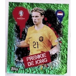 Frenkie de Jong Artist Netherlands Green Super Rare NED 3