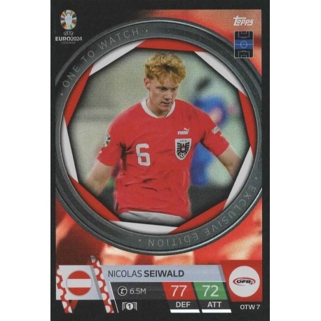 Nicolas Seiwald One To Watch Exclusive Edition Austria OTW7