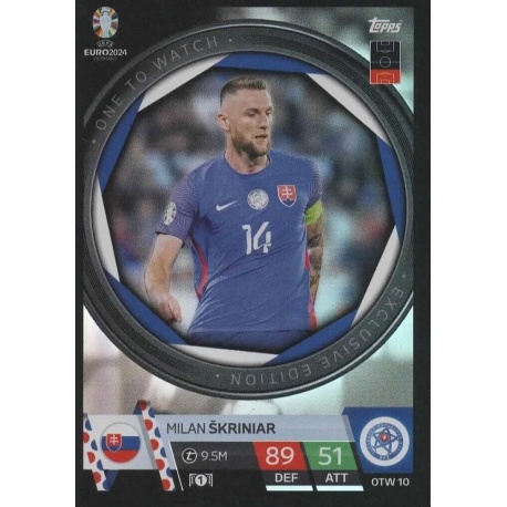 Milan Škriniar One To Watch Exclusive Edition Eslovaquia OTW10