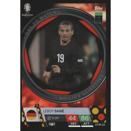 Leroy Sané One To Watch Exclusive Edition Alemania OTW22