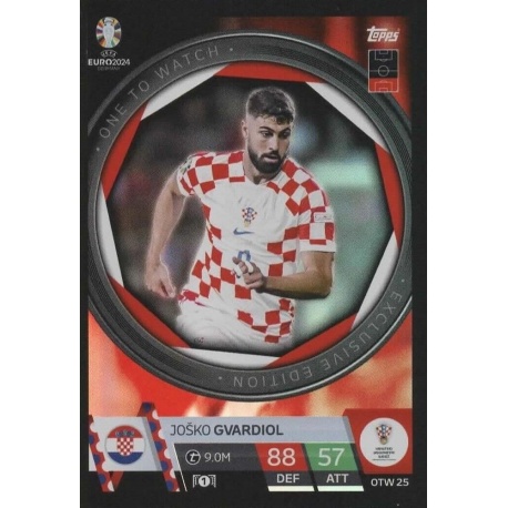 Joško Gvardiol One To Watch Exclusive Edition Croacia OTW25