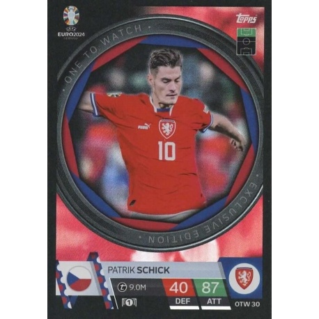 Patrik Schick One To Watch Exclusive Edition Czech Republic OTW30