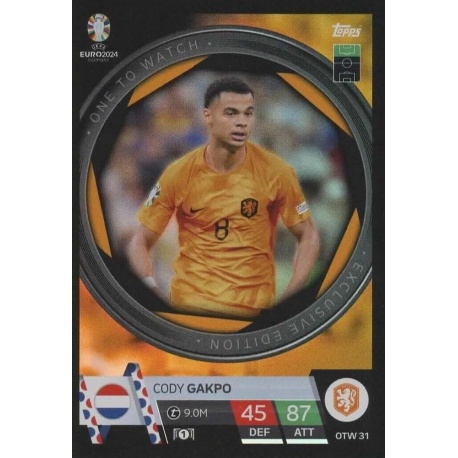 Cody Gakpo One To Watch Exclusive Edition Netherlands OTW31