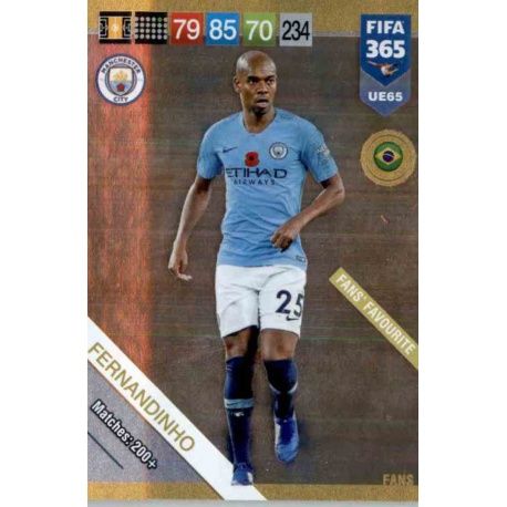 Fernandinho Fans Favourite UE65 FIFA 365 Adrenalyn XL