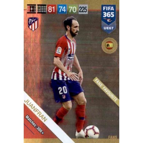 Juanfran Fans Favourite UE67 FIFA 365 Adrenalyn XL