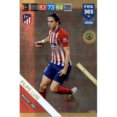 Filipe Luis Fans Favourite UE68 FIFA 365 Adrenalyn XL