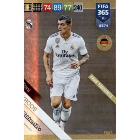 Toni Kroos Fans Favourite UE74 FIFA 365 Adrenalyn XL