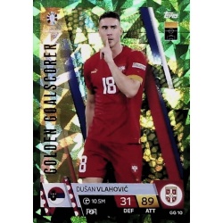 Dušan Vlahović Golden Goalscorer Green Emerald Serbia GG 10