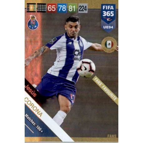 Jesús Corona Fans Favourite UE94 FIFA 365 Adrenalyn XL