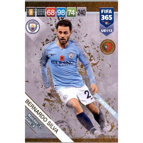 Bernardo Silva Power Up Winter Stars UE113 FIFA 365 Adrenalyn XL