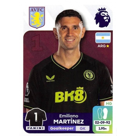 Emiliano Martinez Aston Villa 82