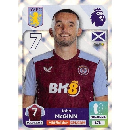 John McGinn Captain Aston Villa 93