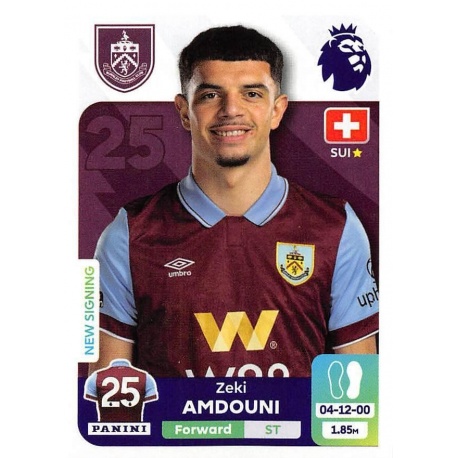 Zeki Amdouni Burnley 188