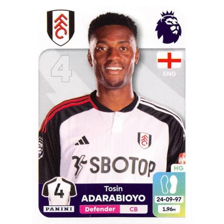 Tosin Adarabioyo Fulham 289