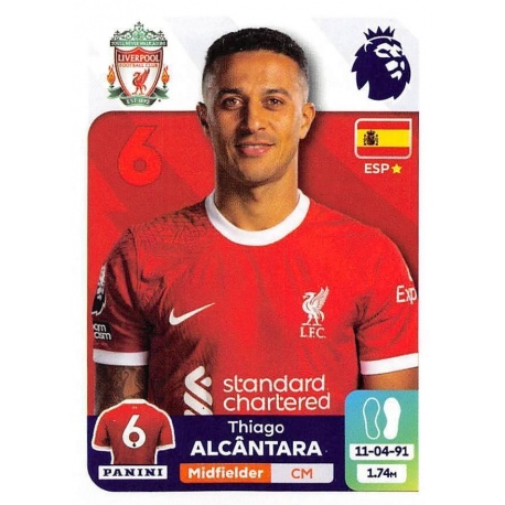 Thiago Alcantara Liverpool 357