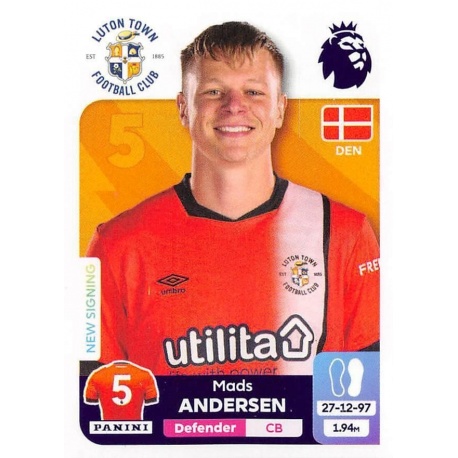 Mads Andersen Luton Town 382