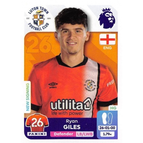 Ryan Giles Luton Town 385