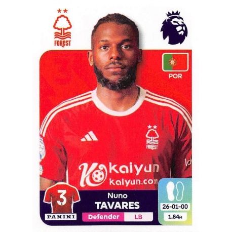 Nuno Tavares Nottingham Forest 495