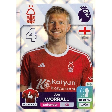 Joe Worrall Captain Nottingham Forest 496