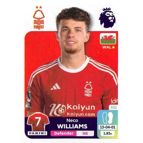 Neco Williams Nottingham Forest 497