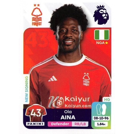 Ola Aina Nottingham Forest 502