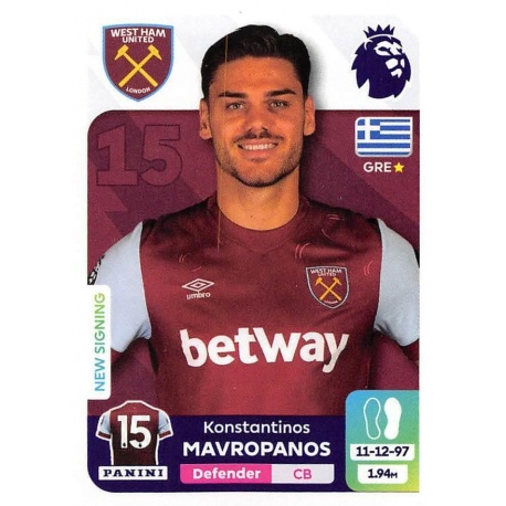 Konstantinos Mavropanos West Ham United 585