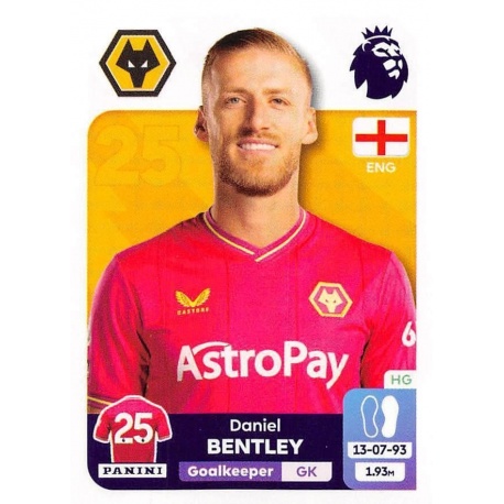 Daniel Bentley Wolverhampton Wanderers 610