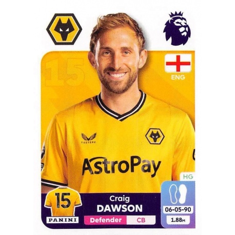 Craig Dawson Wolverhampton Wanderers 614