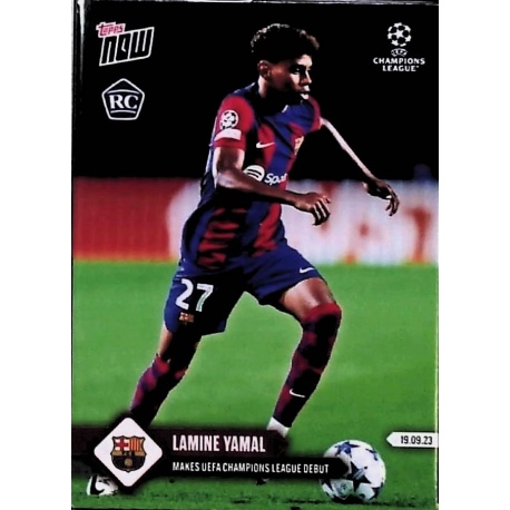 Lamine Yamal Topps Now 2023-24