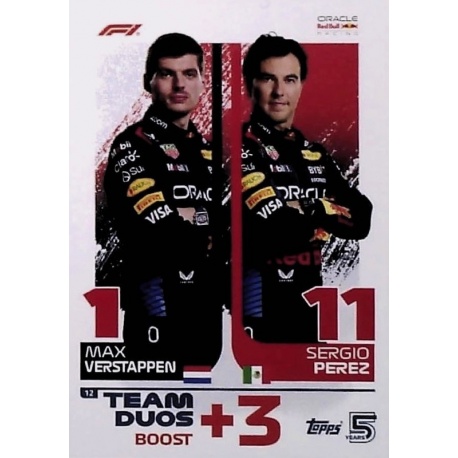 Team Duo F1 Team Red Bull 12